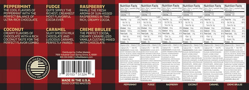 12 Pack Holiday Hot Cocoa Cocoa Sampler Gift