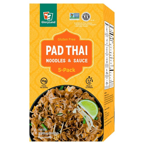 Gloryland Pad Thai Noodles and Sauce Meal Kit (28oz) - Pack of