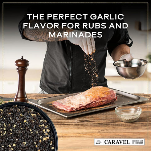 4 oz Pinch Smoked Garlic Salt Infused with Dried Garlic Alderwood Smoked Salt with Smoky Flavor for Rubs and Marinades