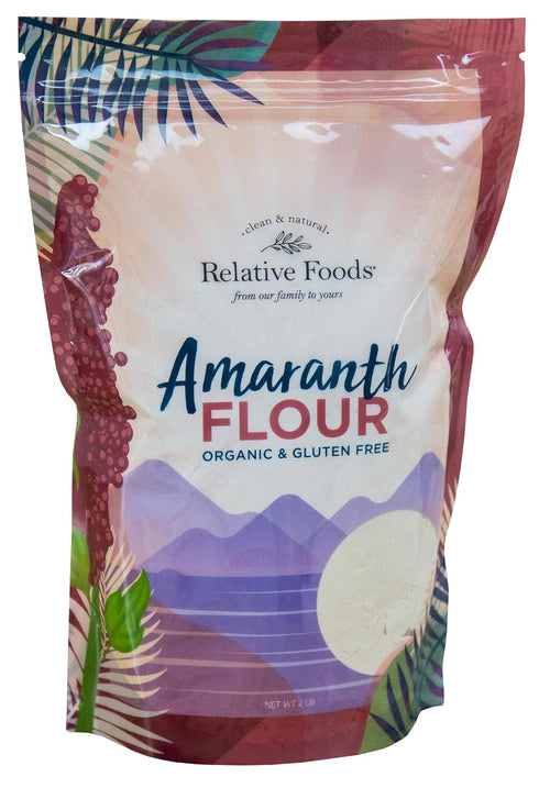 Relative Foods Organic Amaranth Flour Gluten-Free, High Protein Organic Millet Flour Amaranth