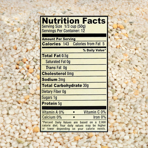 21.16 oz (1.3Lb) 0.5g 143 Crispa Premium Quality Tri-Color Israeli Couscous - | Natural Product of Israel | No