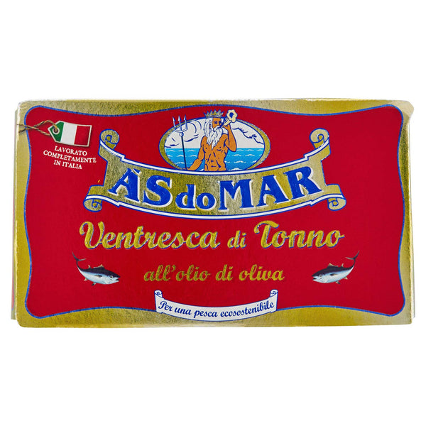 As Do Mar Yellowfin Tuna Belly Ventresca in Olive Oil, 4.4 oz (82 g)