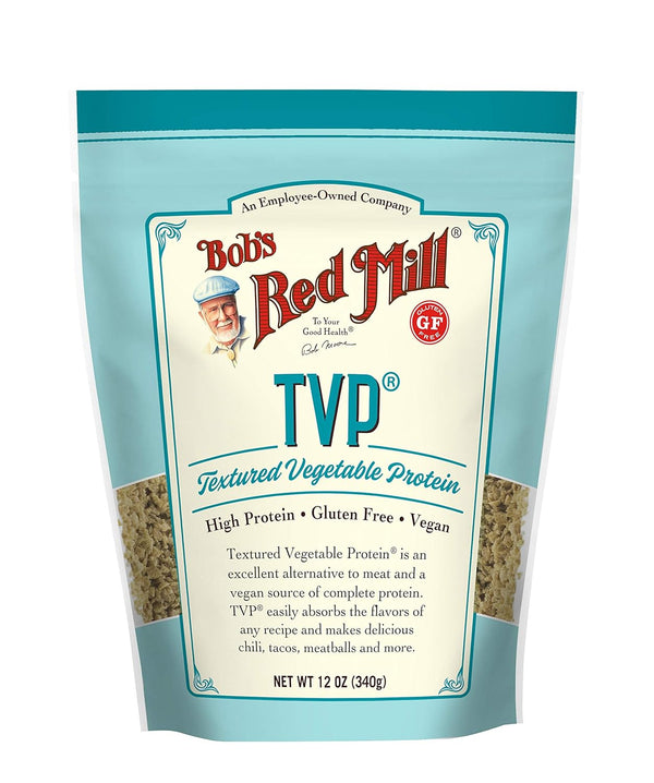 Bob's Red Mill TVP, 12oz (Pack of 4) - Vegan, Made in