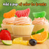 2 Pack (65 Count) Fruit Slices - Pound Bulk - Assorted Fruit Jelly Candy - Unwrapped Wedges - Old Fashioned Jelly Candy