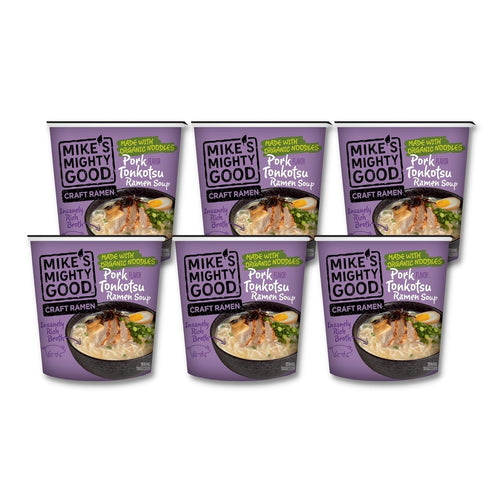 Mike's Mighty Good Organic Pork Tonkotsu Ramen Soup, Non GMO, 1.7 Ounces