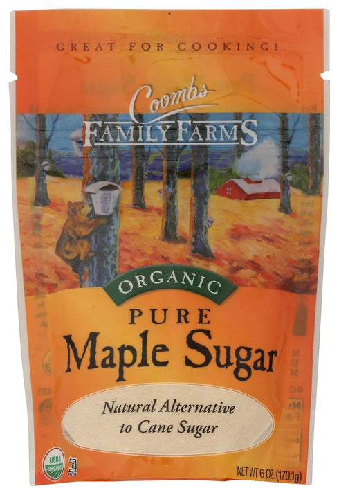 Coombs Family Farms Organic Pure Maple Sugar, Original, 6 oz