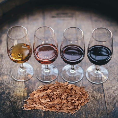 Wine Oak Chips for Home Brewing - Enhance Flavor in Whiskey and Wine