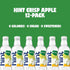 16 Oz (Pack 24) Hint Fruit-Infused Bottled Water, Crisp Apple - Sugar Free Flavored Water with Zero Calories, Naturally