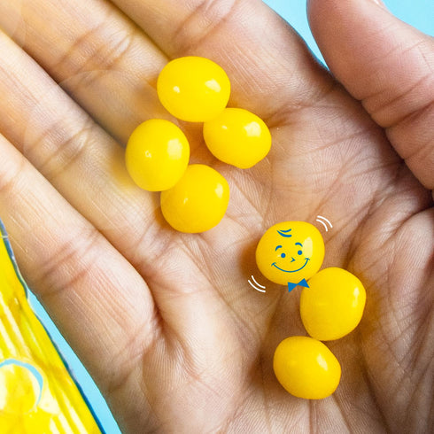 12 oz Lemonhead Hard Lemon Candy, Refreshingly Citrus, Resealable Bag