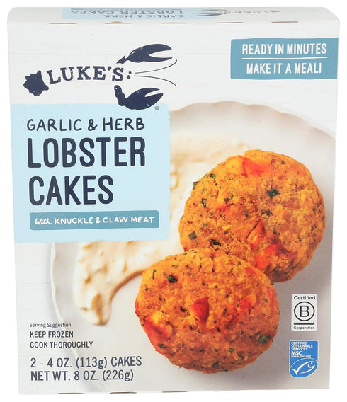 Luke's LUKES LOBSTER Lobster Cakes, 8 OZ