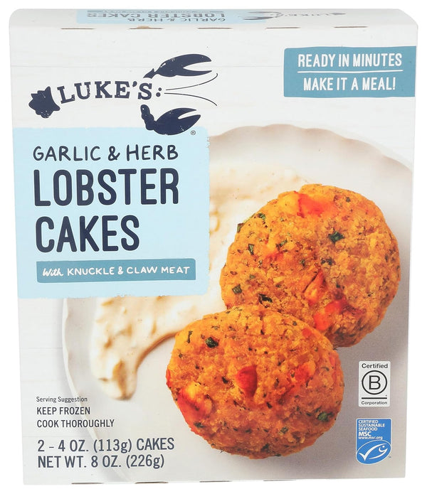 Luke's LUKES LOBSTER Lobster Cakes, 8 OZ