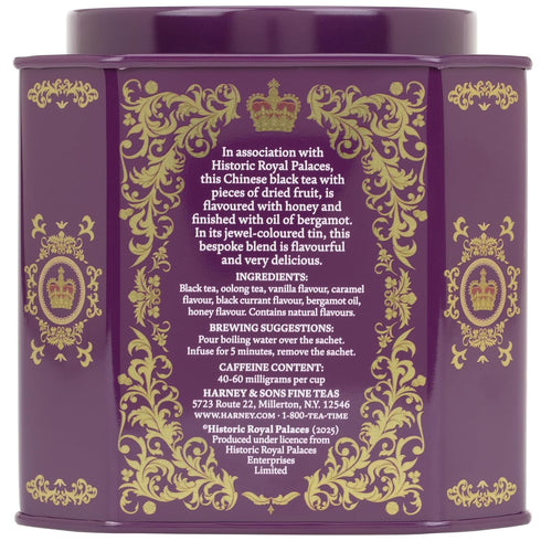 30 Harney & Sons Tower of London Black Tea with Stone Fruit, Bergamot and Honey Flavors | sachets, Historic Royal