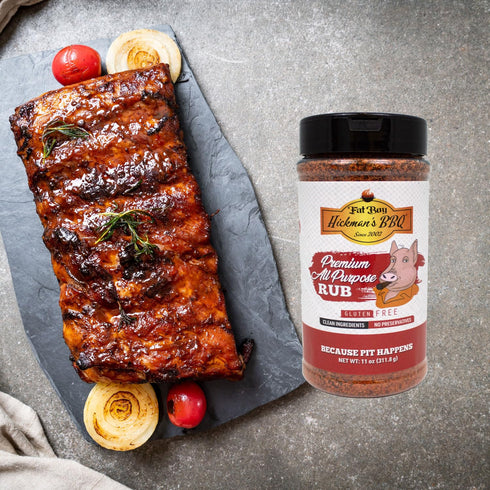 Fat Boy Natural BBQ Premium All Purpose Rub, 11 Ounce