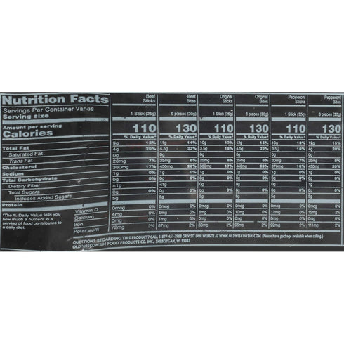 Old Wisconsin 26 Package Beef Sausage Snack Sticks, Naturally Smoked, Ready to Eat, High Protein, Low Carb, Keto