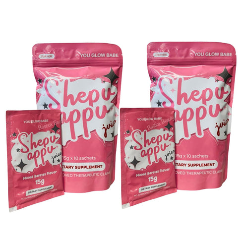 Generic 15g 10 (2) You Glow Babe Shepu Juice Powder x Sachets