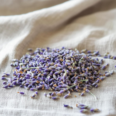 SavorSatch 2 oz Albania Dried Lavender Flowers Buds Resealable Pouch | Culinary Grade, Whole Flower, Kosher Certified