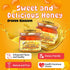 4 1.1oz Bee Natural Orange Blossom Honey | Kosher Certified | Raw and Unfiltered | Local Florida Honey | Perfect