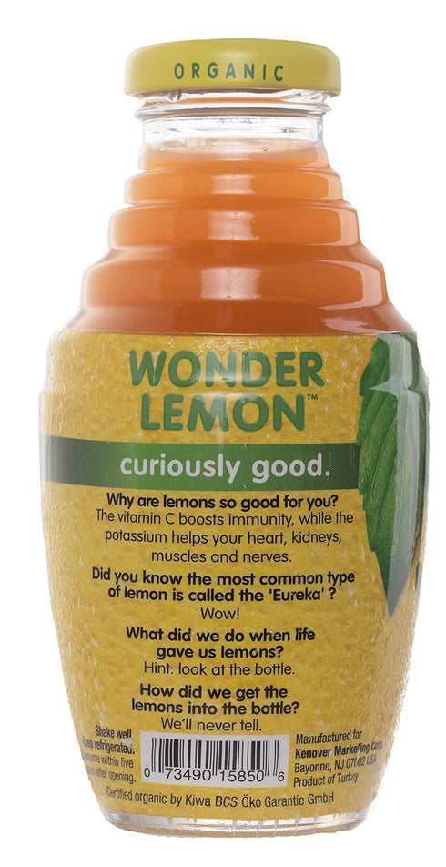 8.45oz (6 Pack) Wonder Lemon Organic Lemon Mint Cold Pressed Juice