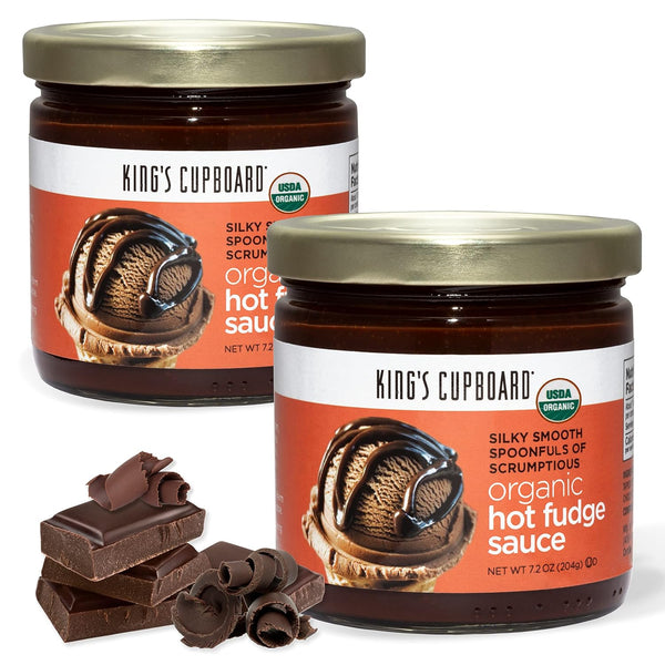 King's Cupboard Organic Hot Fudge Sauce - The Perfect Hot Chocolate Sauce