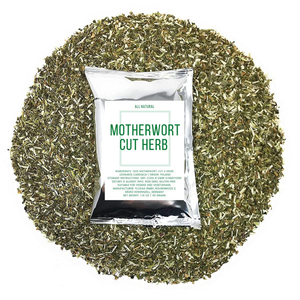Motherwort Herbal Tea - Ingredients: 100% Natural Motherwort, Cut & Dried Leonurus