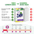TRUE LEMON KIDS Groovy Grape - 10 Packets for Hydration, Low Sugar Water Flavoring, No Preservatives or Artificial