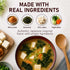 Packets Pack 4 8 Packs, 2 Fusion Select Freeze Dried Miso Soup - Variety with Flavors - Vegetable, Shallot, Tofu & Okra
