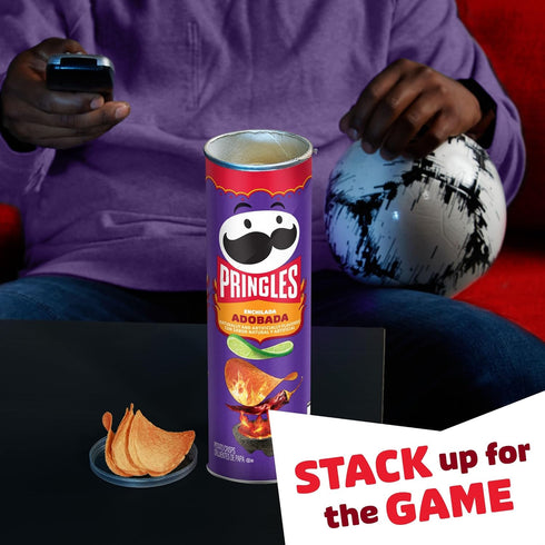 5.5oz (1 Pringles Potato Crisps, Lunch Snacks, On-the-Go Snack, Enchilada Adobada, Can Can)
