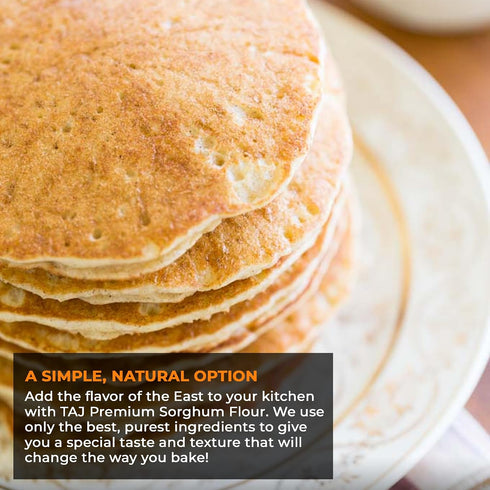 5 NY Spice Shop Sorghum Flour - Pound Whole Grain Flour - Juwar Sorghums Stone Ground - Maida Atta for Cooking, Baking