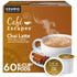 Caf Escapes Chai Latte, Single-Serve K-Cup Pods, 60 Count