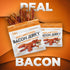16g (2 Old Fashioned Maple Bacon Jerky, Candied Jerky with Protein Per Bag, Tender & Easy to Chew Fully Cooked Bacon