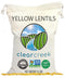 CLEAR CREEK Certified Glyphosate Residue Free Yellow Lentils | 4 lb |