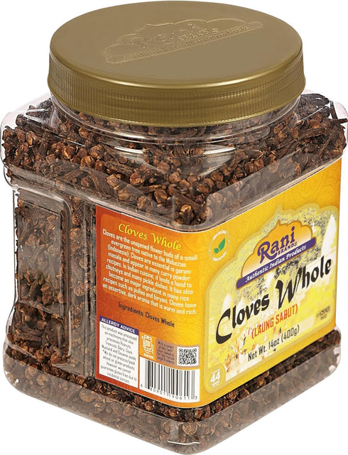 Rani Cloves Whole (Laung) 14oz (400g), Great for Food, Tea, Pomander Balls, Hand Selected, All Natural, Kosher, Vegan