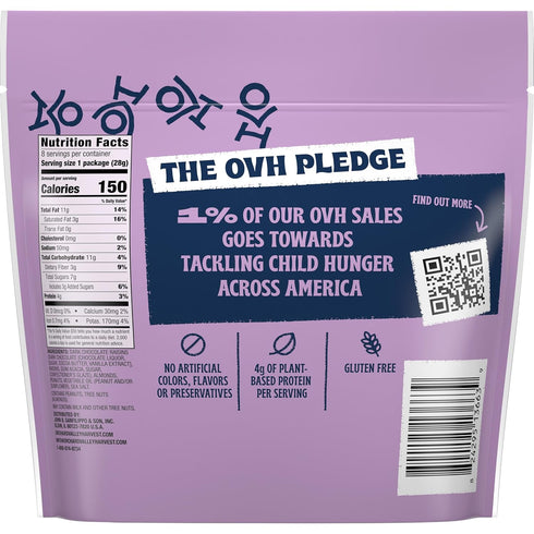 Multipack, 1 oz (Pack 8), 4g Orchard Valley Harvest Choc Nut Mix of Dark Chocolate Raisins, Almonds & Peanuts, Gluten