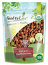 Food to Live Organic Dry Roasted Whole Almonds with Himalayan Salt, 1