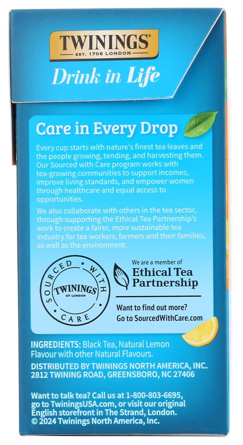 72 Count Twinings, Tea Iced Lemon