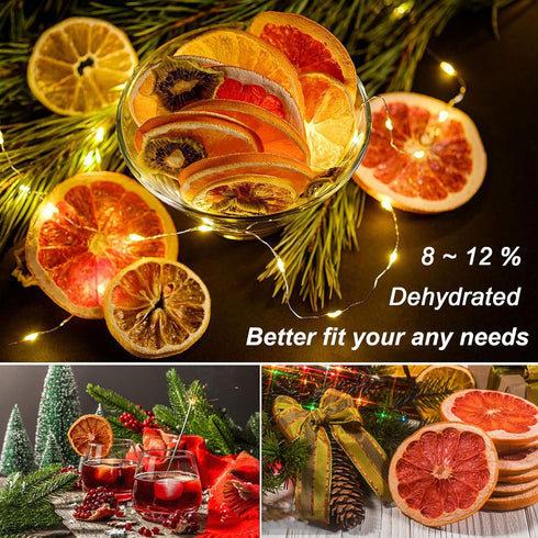 Duwen 7oz Dried Grapefruit Slices Dehydrated fruit for cocktails Garnishes for Drinks Natural No sugar added Dried