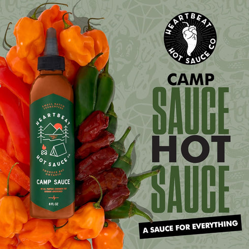 6 oz. 3 pack Heartbeat Hot Sauce Co. | Camp Sauce