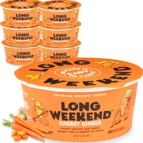 Long Weekend Freeze-Dried Vegetable Soup Instant Soup with Real Vegetables Nourishing, Thoughtful