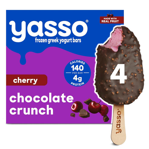 10.6 YASSO Cherry Chocolate Crunch Greek Yogurt Bars, FZ