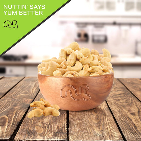 (16oz 1 LB) Packed NUT CRAVINGS - Roasted Cashews Slightly Salted - Jumbo, Whole - Fresh in Resealable Bag - Nut Snack