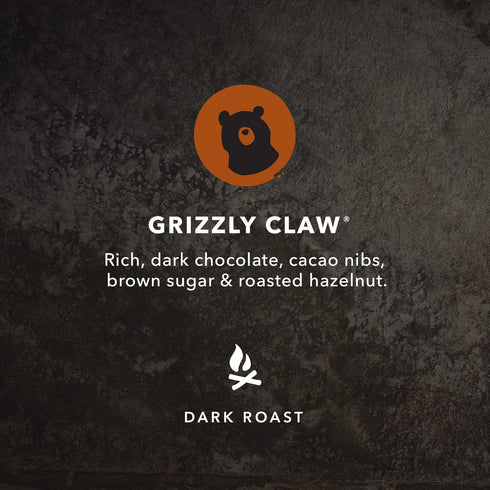 2.2 Kicking Horse Coffee, Grizzly Claw, Dark Roast, Whole Bean, Pound - Certified Organic, Fairtrade, Kosher Coffee