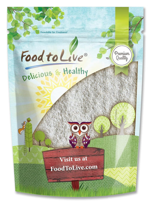 Food to Live Rye Flour, 2 Pounds Stone Ground from Whole Grain