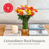 BloomsyBox Radiant Delight Bouquet (Glass Vase Included) Fresh Flowers for Delivery Special for Birthday, Anniversary