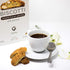 Gusta Authentic Soft Biscotti Cookies: Candied Orange, Original Two Bites Size, All Natural, 8.82 oz