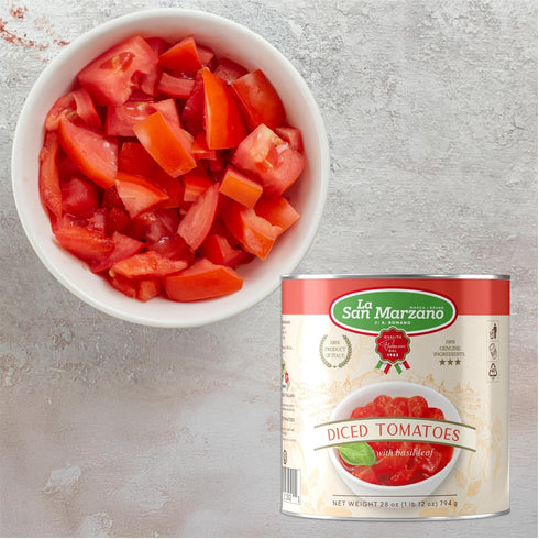 6 Pack, 100% 6 28 Oz Packed La San Marzano Italian Diced Chopped Crushed Tomatoes, Product of Italy, x Can, Italian