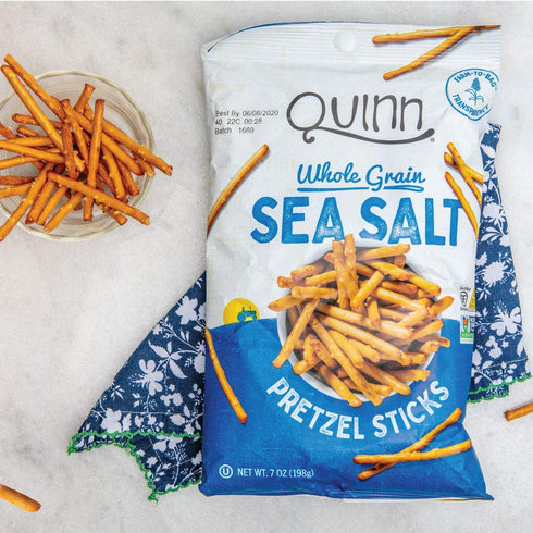 Quinn Pretzel Nuggets Tester Pack - Vegan, Gluten Free, Made with Real Ingredients, 1.5 Oz (Pack of 8)