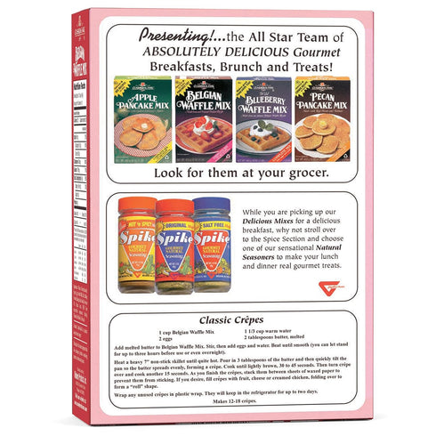 16 Oz Classique Fare Belgian Waffle Mix - Makes Light and Crisp Waffles, Pancakes, Muffins & Crepes - Works with Waffle