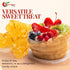 3 NY Spice Shop Golden Crystal Rock Candy with Saffron - Pound Natural Sugar Crystals Infused with Pure Saffron Strands