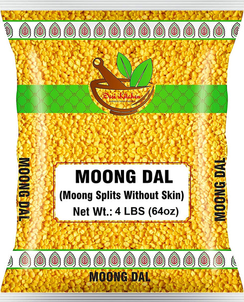 DESI KITCHEN AUTHENTIC INDIAN PRODUCTS Desi Kitchen Moong Dal By Rani Foods Inc 4LB (64oz)