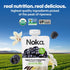 4.22 oz, 12 Count Noka Superfood Fruit Smoothie Pouches, Blackberry Vanilla, Healthy Snacks with Flax Seed, Plant